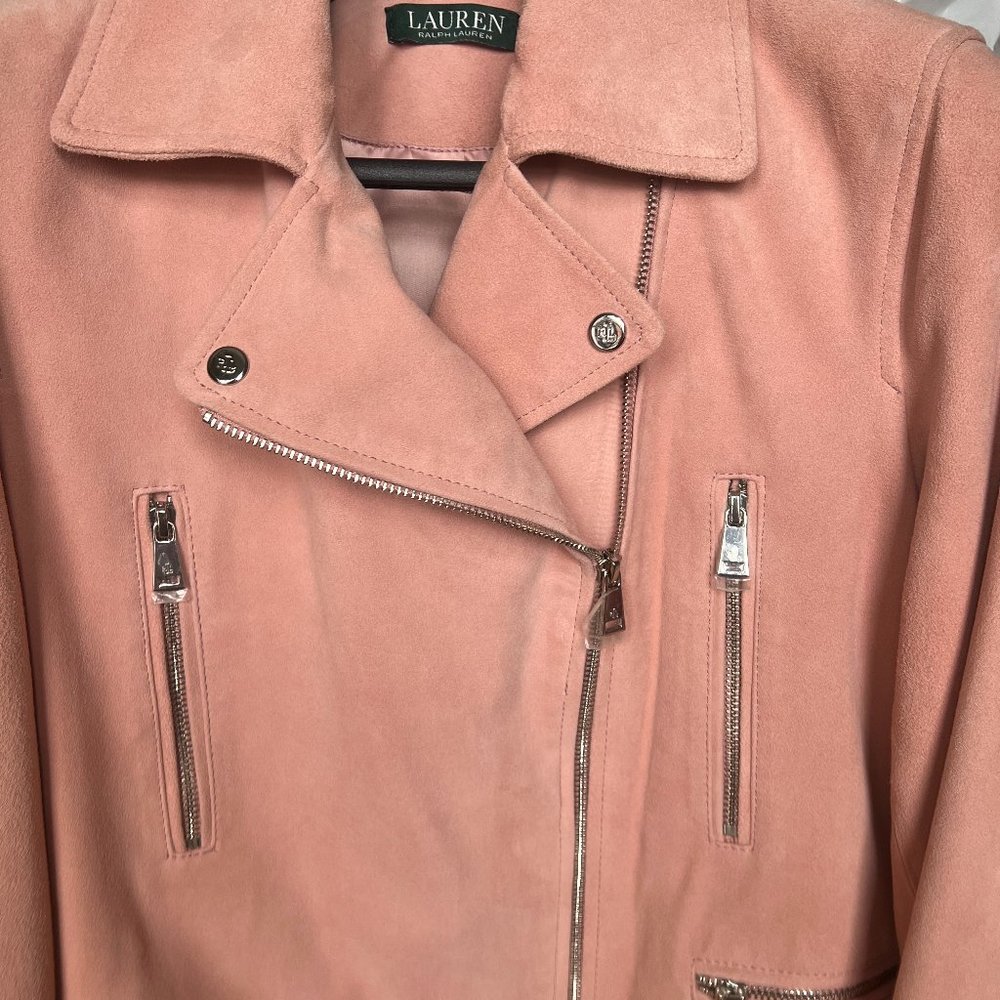 Lauren Suede Moto Jacket